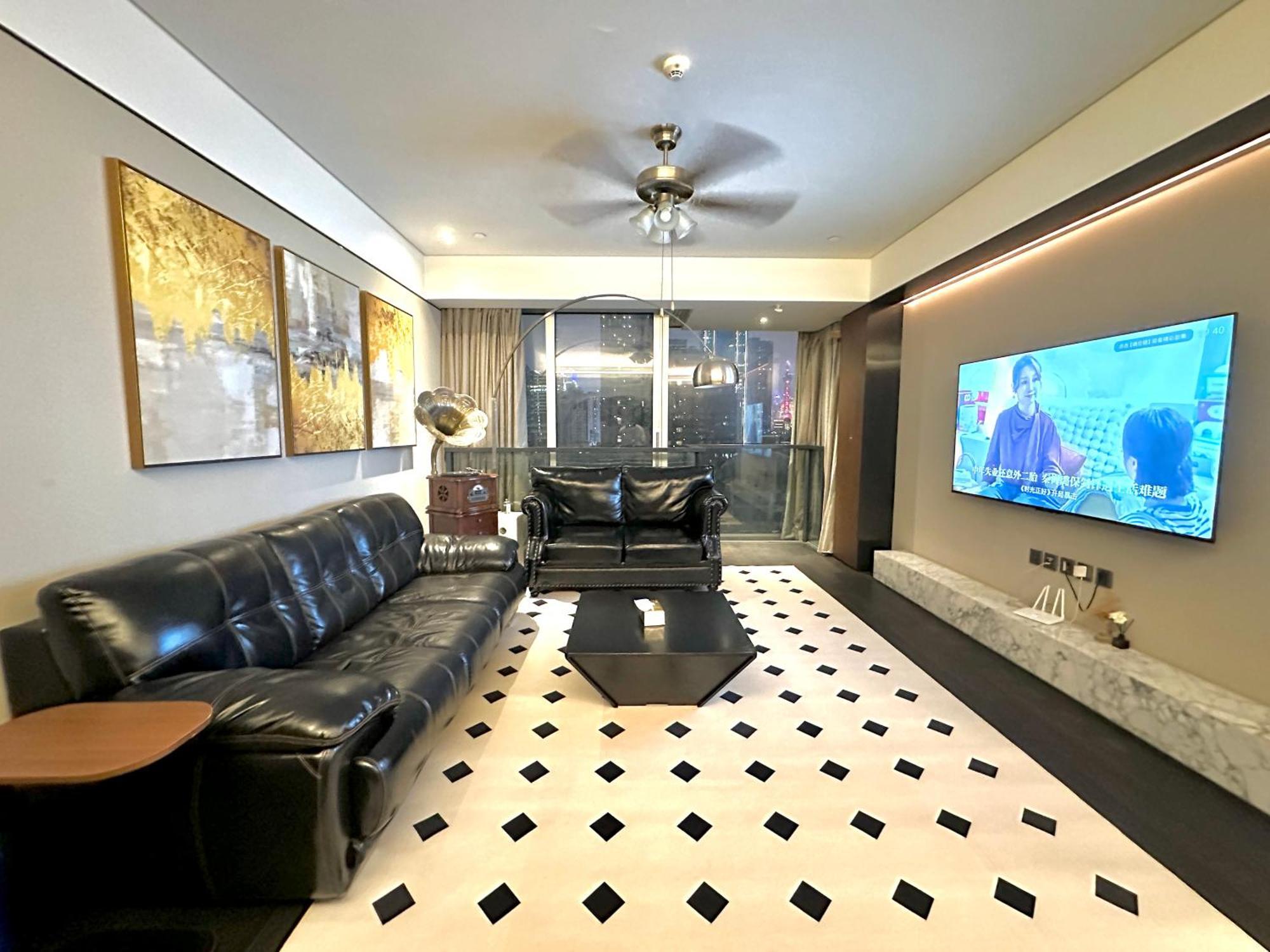 Zhome-Luxury Three-Bedroom Suite-Near The Bund Шанхай Экстерьер фото
